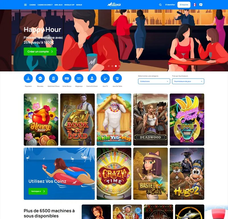 Découvrez les Avantages du Millionz Casino en Ligne en France à France